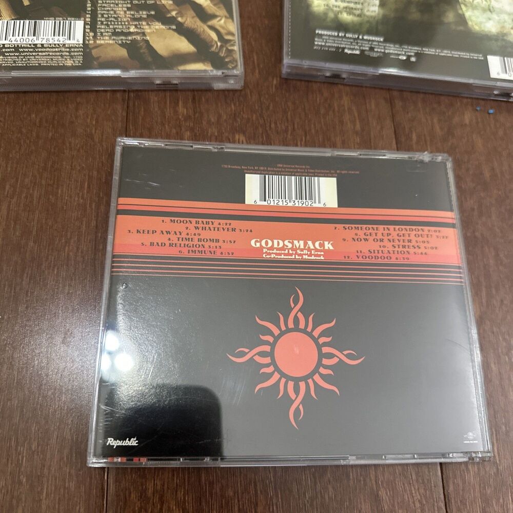 Godsmack 5 Cd Lot Self Titled Awake Faceless The Other Side IV 1990s Y2K Rock - Picture 11 of 15